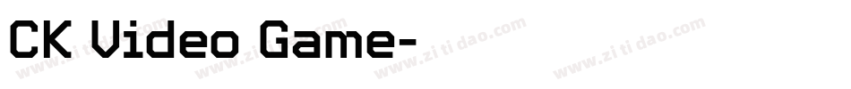 CK Video Game字体转换